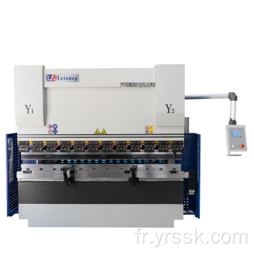 WC67Y160 / 4000 Prix de machine à flexion CNC, frein métallique, machine à plis en acier inoxydable